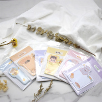 Bloc-notes en papier détachable personnalisé, blocs-notes kawaii, blocs-notes adhésifs promotionnels personnalisés avec logo