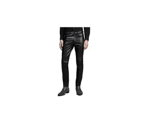 Pantalones de Cuero Genuino, Corte Casual, Cintura Elástica, Unisex, Textura Suave, Resistentes al Viento, Transpirables, Hechos en Pakistán - Product Image 2