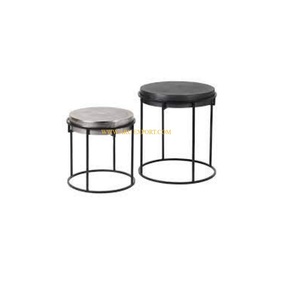 Unique Designing Metal New Arrival Coffee Nesting Tables Different Sizes Home Decorative <b>Corner</b> Table for Wedding and Farmhouse - Product Image 2