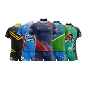 Uniformes de rugby personnalisés de haute qualité à séchage rapide, respirants, imprimés, grande taille, disponibles à la vente - Product Image 1