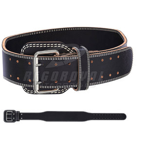 Courroie de puissance d'haltérophilie personnalisée Courroie de puissance en cuir véritable confortable et durable la plus vendue - Product Image 1