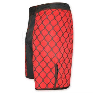 Pantalones cortos MMA de alta calidad hechos a medida 4 vías estiramiento sublimación boxeo artes marciales desgaste - Product Image 3