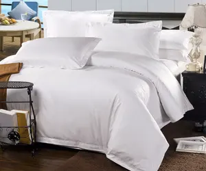 Bán buôn bông 100% nhà dệt vải tẩy trắng vải đồng bằng cho khách sạn sao sử dụng bedsheet fabric40 * 40S