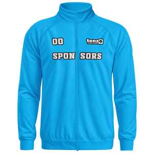 Veste de survêtement à fermeture éclair intégrale en polyester avec logo personnalisé pour les vêtements d'équipe, l'entraînement sportif, fabricant OEM ODM Tenzo Intl MOQ 10 - Product Image 6