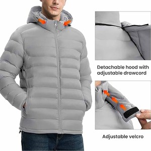 Vestes à bulles d'hiver épaisses et chaudes avec logo personnalisé pour hommes Veste matelassée personnalisée pour hommes Vestes pour hommes téléchargées par Dress Sports - Product Image 6