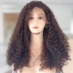 Productos más vendidos pelucas rizadas birmanas de 100% cabello humano vietnamita cabello humano real - Product Image 1