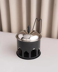 Moderne Noir Premium Arabe Design Personnalisé Décoratif Moyen-Orient Réchauffeur de Nourriture Buffet Hotpot Casseroles Dans les Prix de Gros - Product Image 1