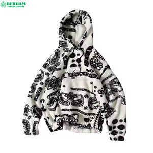 Sweat à capuche thermique unisexe personnalisé 100% coton molletonné/éponge française, hiver, écologique, haute qualité pour strass - Product Image 4
