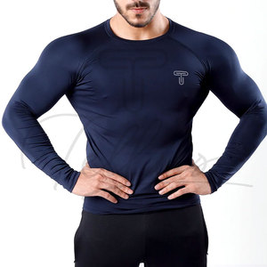 Vêtements de course à séchage rapide de style actuel, chemises de compression confortables de haute qualité en élasthanne/polyester à manches longues, vêtements Tellus - Product Image 6