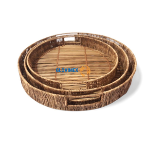 Tendance Bambou Plateaux À Manger pour Aliments Bougies De Fruits Taille Personnalisée Conceptions Personnalisées Maison Hôtel Restaurant Utiliser Bon Prix Stockage - Product Image 1