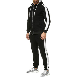 Nuevo fabricante de diseño, logotipo de impresión personalizado, peso pesado, conjunto de 2 piezas, pantalones de chándal para hombre y Conjunto de sudadera con capucha, chándal para hombre - Product Image 1