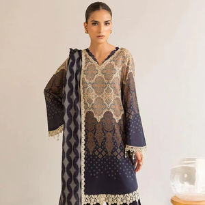 ชุดราตรีงานเลี้ยงแบบยาวคลุมพื้นสำหรับผู้หญิงมุสลิม แบบไหล่เดียว ทรงเอ ประดับลูกปัด ชุดงานหมั้น ระบายอากาศได้ดี - Product Image 1