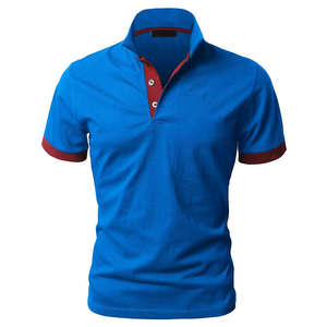 Polos de Golf para hombre al por mayor de manga corta cómodos de verano 2025 a la venta con logotipo bordado personalizado 100% piqué de algodón informal - Product Image 5