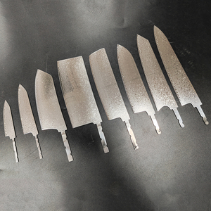 Lame de couteau vierge en acier <span class=keywords><strong>damas</strong></span> complet, lame de couteau de cuisine personnalisée sans poignée pour la fabrication de couteaux - Product Image 1