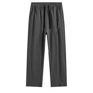 Pantalones de chándal personalizados de peso pesado de buena calidad, pantalones de chándal apilados para hombre personalizados lisos, pantalones con cordón - Product Image 1