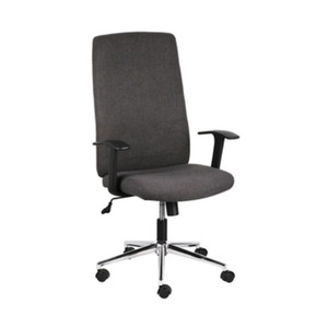 Fauteuil de direction 1520 en tissu gris - Product Image 1