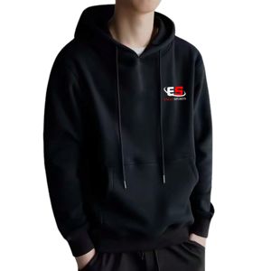 Sweat à capuche surdimensionné de haute qualité 360 GSM, coupe décontractée, 52% coton 48% polyester, design de logo personnalisé, motif uni pour homme - Product Image 3