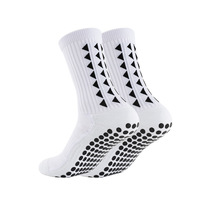 Chaussettes de sport antidérapantes en molleton de vent gratuit Chaussettes de football Chaussettes de football à double rayure quotidiennes tricotées et respirantes Caractéristiques Chaussettes de football longues