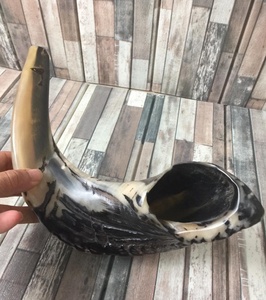 Natural Crafts Ram Horn Shofar with <b>Mosaic</b> Technique Eco-friendly and Portable for Home Decoration - Product Image 4