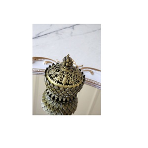 Vente chaude en laiton porte-bâton d'encens en gros brûleur d'encens en laiton doré brûleur d'encens antique en laiton - Product Image 1