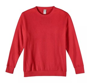 Sweat-shirt à col rond surdimensionné pour femme, manches régulières, polyester/coton, doublure hiver, couleur unie, haute qualité, prix bas, OEM 2026 - Product Image 1