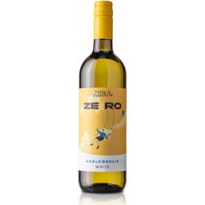 "ZEFIRO Non-Alcoholic Italian White Wine <b>750ml</b> 6 <b>Bottles</b> Light & Refreshing 6 <b>Bottles</b> Per Box" - Product Image 1