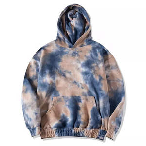 Nouveaux hommes Logo personnalisé Tie Dye Hoodies à manches longues Zip-up Fashion Style haute qualité automne Hoodies pour hommes - Product Image 3