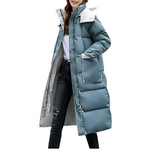 Chaquetas acolchadas largas modernas para mujer Chaquetas acolchadas informales de alta calidad para mujer MOQ bajo barato - Product Image 1