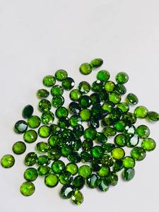 Superb Lustre Natural Chrome Diopside Piedra preciosa suelta Hermosa piedra de corte redonda de buena calidad y buen color gree a precio barato - Product Image 5