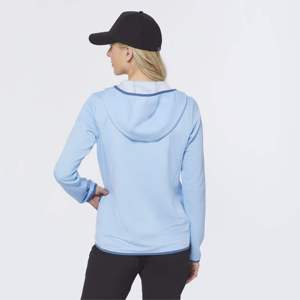 Womens Lightweight Full <b>Zip</b> <b>Hooded</b> Jacket Wholesale Womens Casual Hoodie Custom Print Long Sleeve Ladies Streetwear - Product Image 6