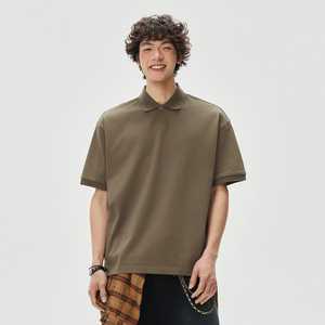 Nouvelle conception, chemise pour homme grande taille, respirante, tricotée, surdimensionnée, de haute qualité, style golf, col - Product Image 3