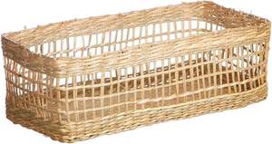 Panier en jonc de mer fait à la main Vietnam jouets stockage Bolga panier lavage stockage Boho panier organisateur de cuisine - Product Image 4