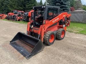 Minicargadora Kubota SSV65 usada, cargadora frontal con motor, mini retroexcavadora y cargadora de troncos - Product Image 2