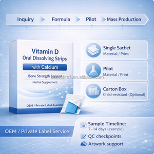 OEM Üretici Bitkisel Takviye Vitamin D Şeritleri Kalsiyumlu Kemik Güçlendirici Boy Uzatma Hapları - Product Image 5