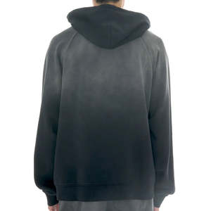 Venta caliente logotipo impreso personalizado diseñado hombres lavado ácido Slim Fit Ho odie 100% algodón pulóver polar desgastado Vintage sudaderas con capucha - Product Image 3