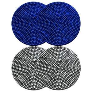 Exclusif jour de Noël Design travail manuel perlé broderie quatre ensemble sous-verre mignon élégant et beau choix de haute qualité à la mode - Product Image 2