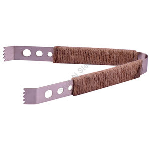 แหนบดีไซน์เชือกสแตนเลสสไตล์คลาสสิกวัสดุโลหะ - Product Image 1