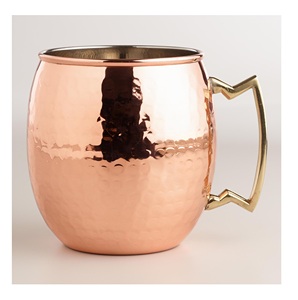 Hammered Design Copper Drinking <b>Mug</b> Wholesale Unique Finished Copper <b>Mug</b> Manufacturer and Exporter 2025 - Product Image 1