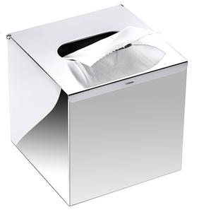 Boîte à mouchoirs de style moderne pour la décoration de la maison, des dîners et des fêtes, porte-serviettes en acier noir avec revêtement en poudre - Product Image 3