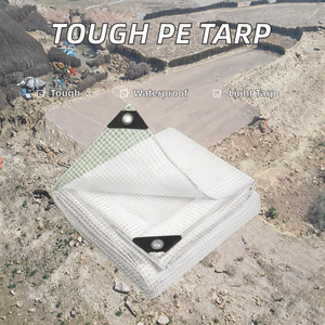 <b>Heavy</b> <b>Duty</b> PE <b>Tarpaulin</b> Sheet <b>Waterproof</b> Striped Roll High Durability Custom Color Size Options Industrial Agriculture Cover - Product Image 1