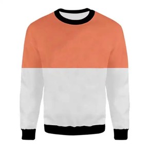 Sudadera Moderna para Hombre, Cuello Redondo, Lisa, Teñida, para Invierno - Product Image 1