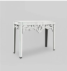 Meubles de Table en métal uniques pour maison hôtel salon couleur argent décor de Table meubles en forme de Rectangle fournitures de Tables latérales - Product Image 6