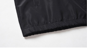 New Arrival 2025 Custom Logo Varsity <b>Baseball</b> <b>Bomber</b> <b>Jacket</b> Stand Collar Front Windproof Breathable Eco-Friendly for Men Winter - Product Image 3