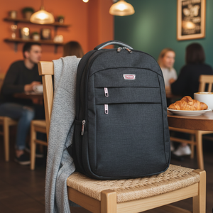 Mochila para Portátil de Poliéster con Logotipo Personalizado, 15.6 Pulgadas, Cierre de Cremallera Impermeable, Unisex, Capacidad de 36-59L, Correa de Hombro Arqueada - Product Image 1