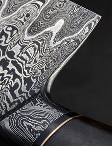 Cuchillo de Chef de acero de Damasco hecho a mano de alta calidad con mango de madera hoja de 8 pulgadas ambidiestro-Idea de regalo de aniversario o Navidad - Product Image 3