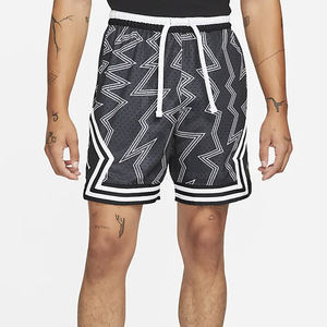 OEM Fully Customized Casual Diamond Men's Mesh Shorts Solid Pattern High Quality Polyester Shorts Lightweight Made in Pakistan - Product Image 1