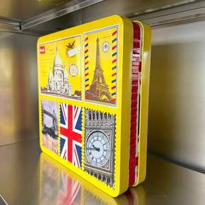 Boîte de conserve avec impression personnalisée en gros emballage carré rectangulaire en relief petite charnière en métal thé menthe boîte en fer blanc avec couvercle - Product Image 3