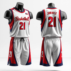 Obtenga uniformes de baloncesto sublimados personalizados RTS Hombres Ropa deportiva Secado rápido Transpirable Alta calidad Equipo de baloncesto Jersey Kits - Product Image 2