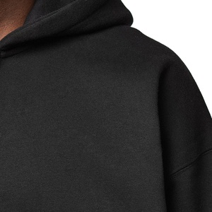 HEALY Custom Print Men Zip Up Hoodie Cotton Fleece Embroidered Casual <b>Sweatshirt</b> Anti-shrink Breathable Black Pink - Product Image 3