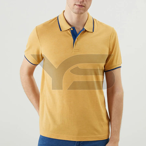 Camisa Polo Personalizada de Moda Masculina - Camisa Transpirable de Manga Corta con Cierre de Botones Delanteros y Logotipo Bordado Personalizado - Product Image 1